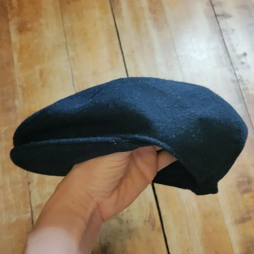 Newsboy Hat Size 4 to 6 Navy Blue Scally Cap Easter Spring Wedding Formal Preppy